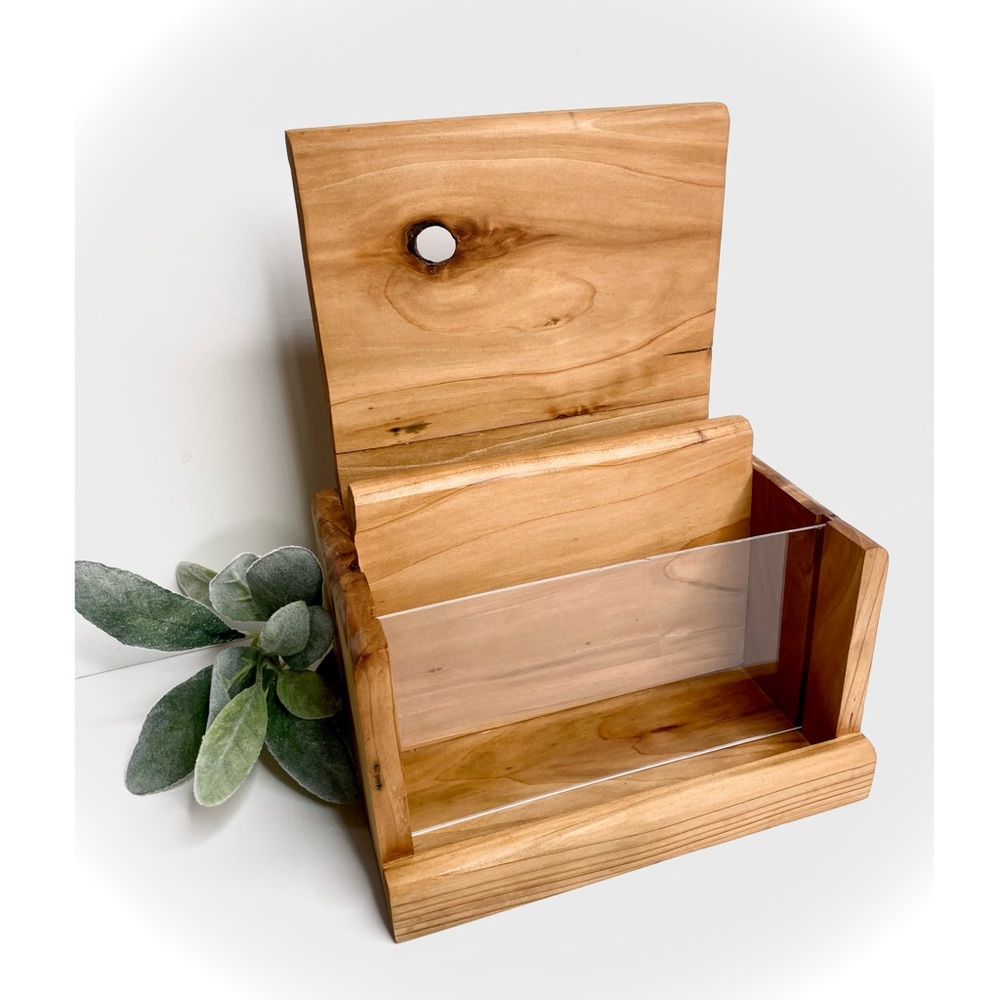 Eclosion Wood Co. Handcrafted Minimalist Literature/ Office/ Business Organizer